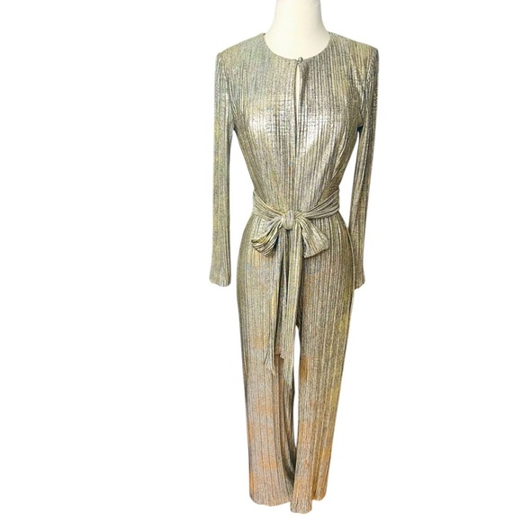 BADGLEY MISCHKA SILVER JUMPSUIT - Picture 2 of 8